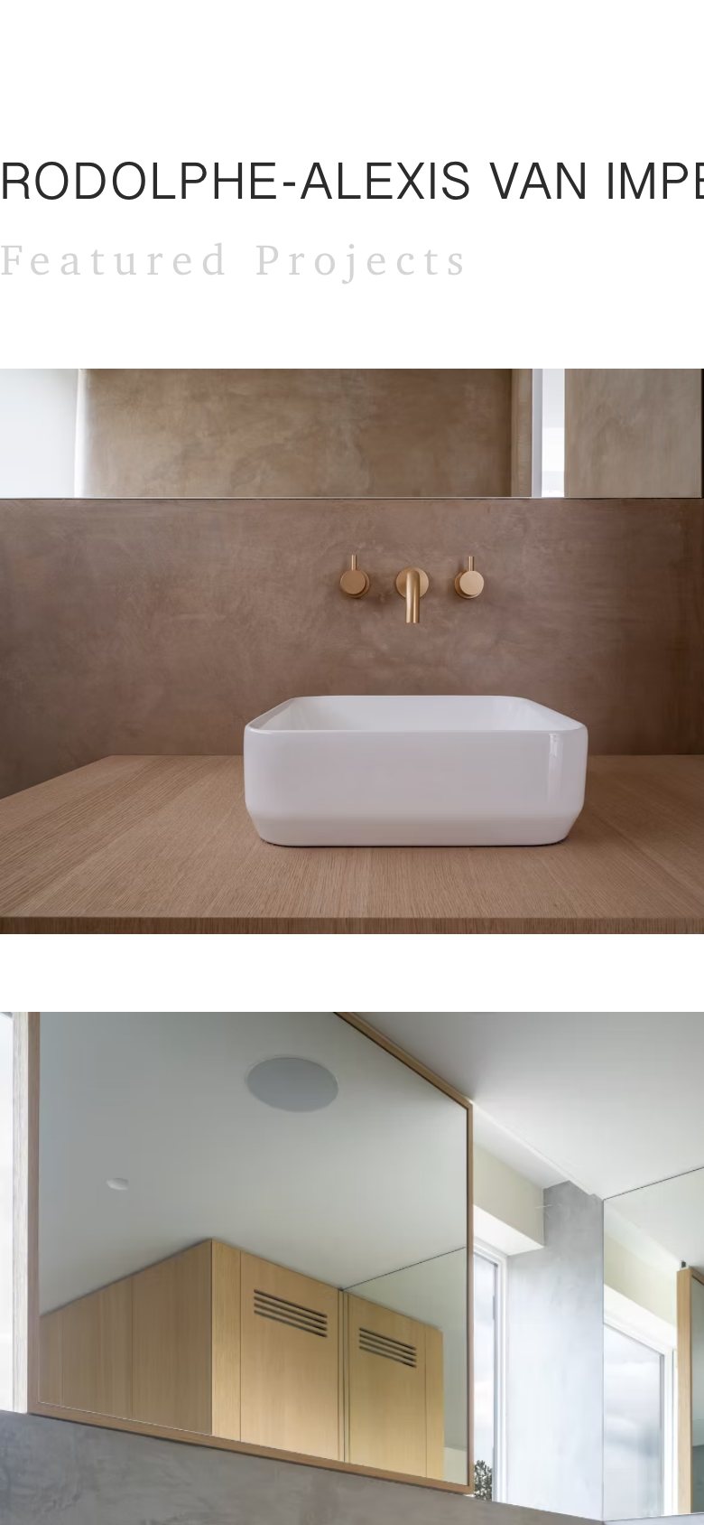 Rodolphe-Alexis Van Impe Architects — On a phone 3